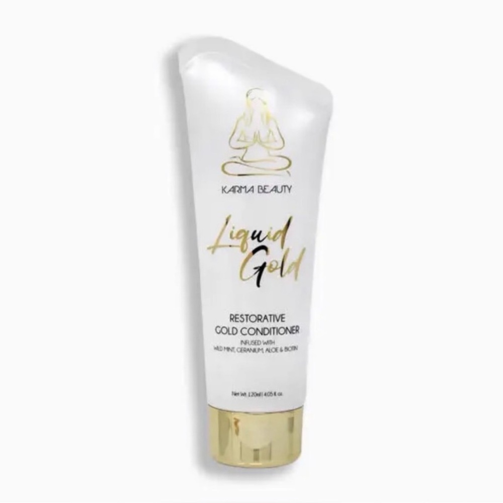 KARMA BEAUTY Restorative Liquid Gold Shampoo and Conditioner Set NEW - Picture 3 of 4